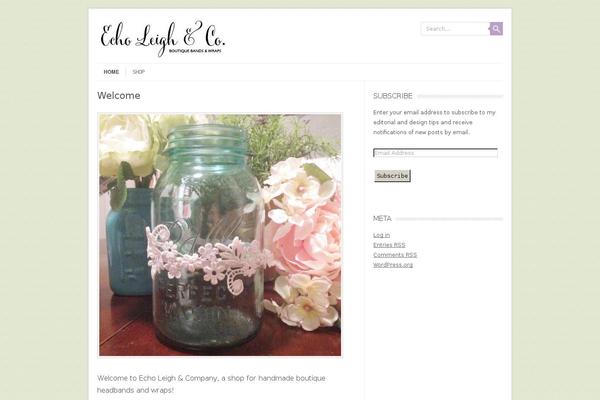 Site using Etsy Shop plugin
