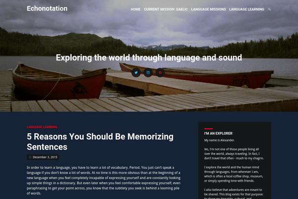 Identity theme site design template sample