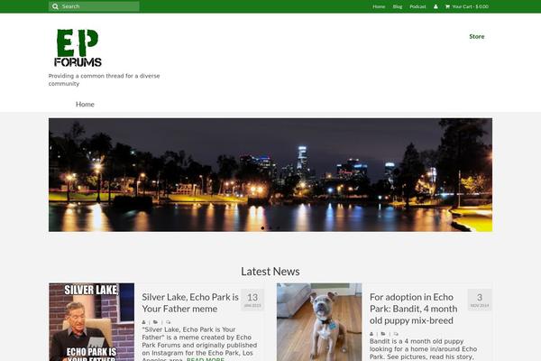 TheShop theme site design template sample