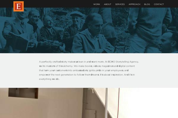 Site using Cool Timeline plugin