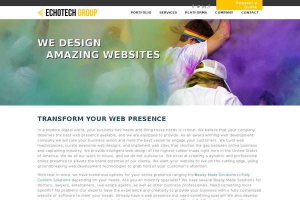 echotechgroup.com site used Etg