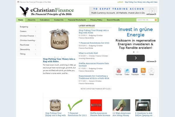 Forester theme site design template sample