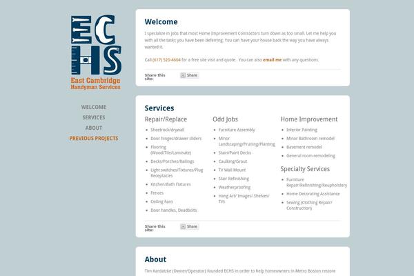 Solo theme site design template sample