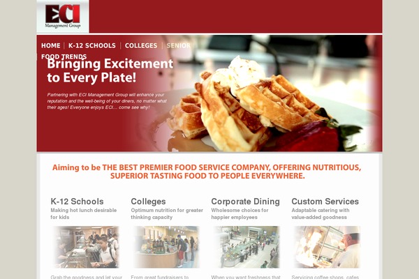 Eci theme site design template sample