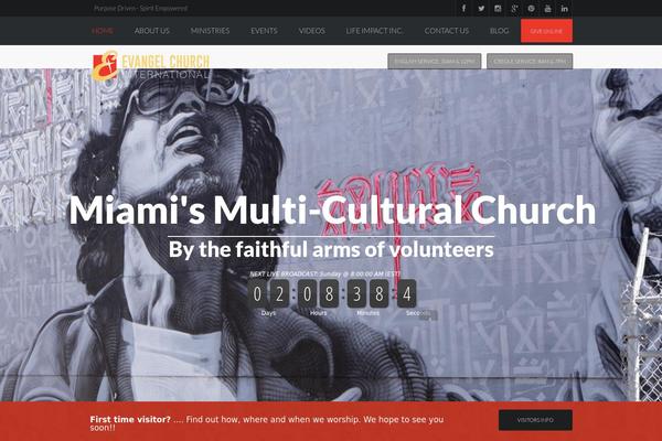 Dunamis theme site design template sample