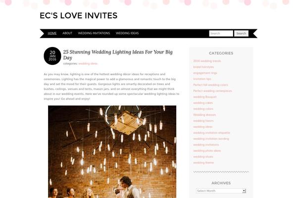 Adelle theme site design template sample