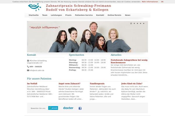 Health theme site design template sample