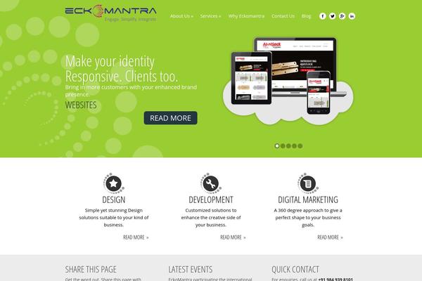 Fusion theme site design template sample