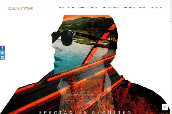 Ee theme site design template sample