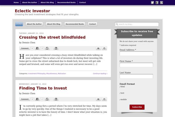 Get Noticed theme site design template sample