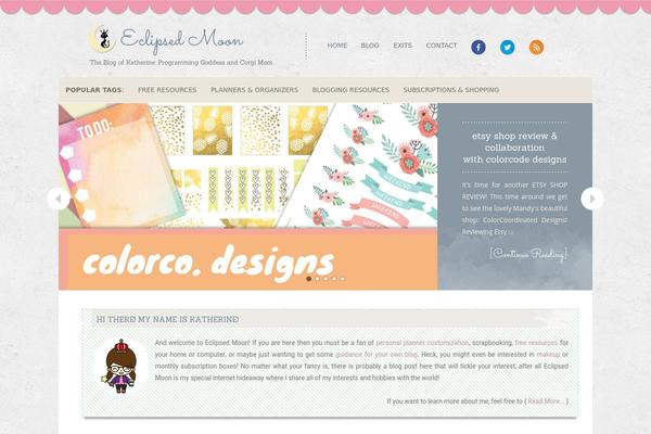 eclipsedmoon.net site used Fabric8ted Child Theme