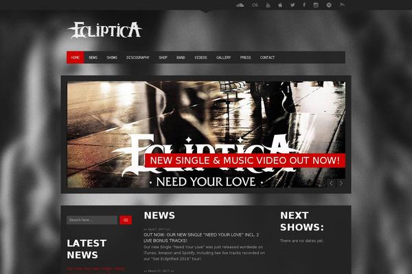 Soundboard theme site design template sample