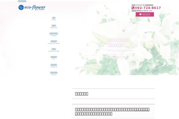 eco-flower.com site used Lightning_pro_child