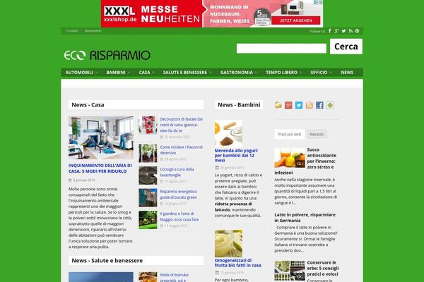 Flatmagazine theme site design template sample