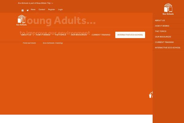 eco-schools.org.uk site used Ecoschools