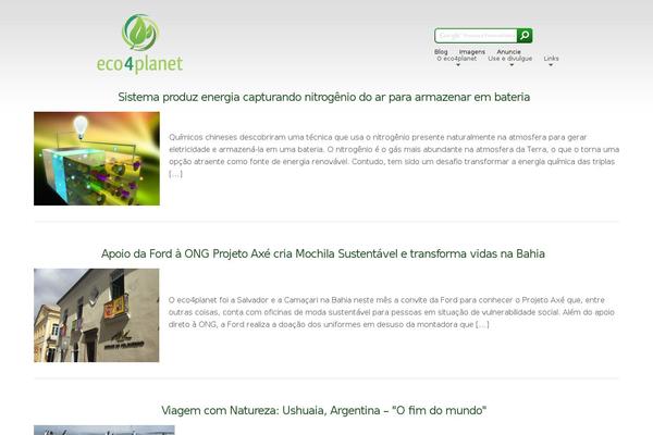 Eco theme site design template sample