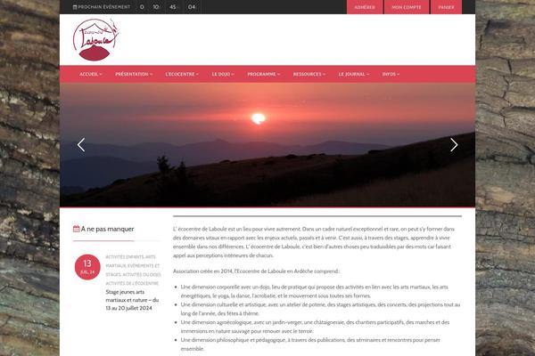Gaea theme site design template sample