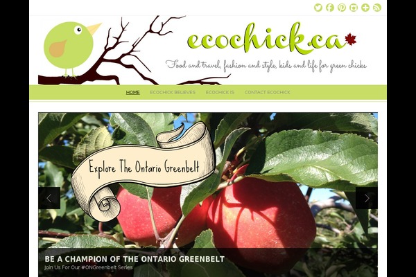 Isabelle theme site design template sample