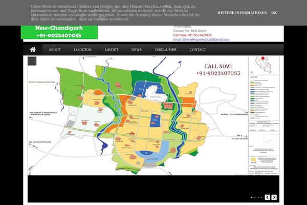 ecocityinmullanpur.com site used World Wide