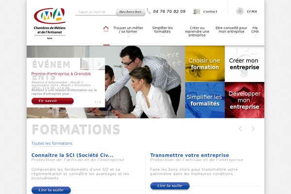 Maestro theme site design template sample