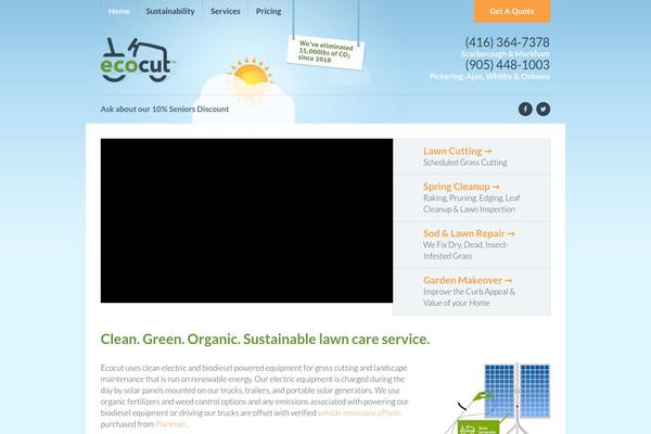ecocutlawns.com site used Ecocut