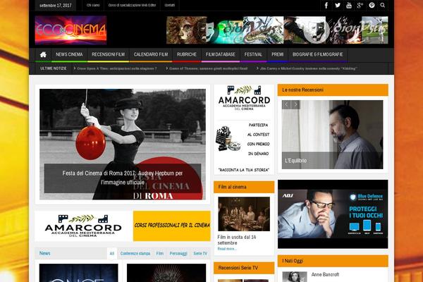 Parker theme site design template sample