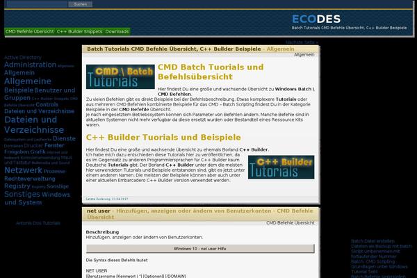 Site using Crayon Syntax Highlighter plugin
