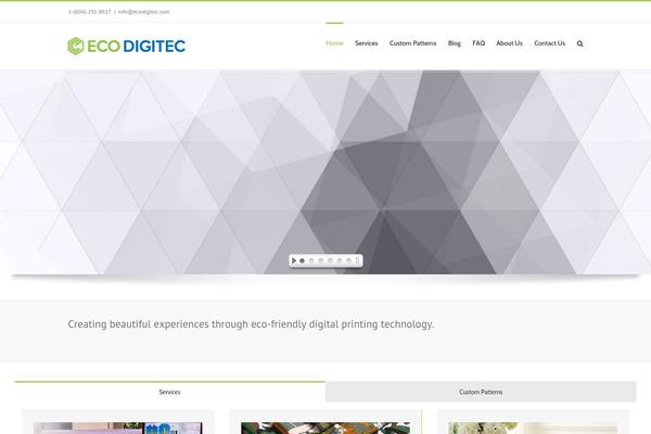 Avada theme site design template sample