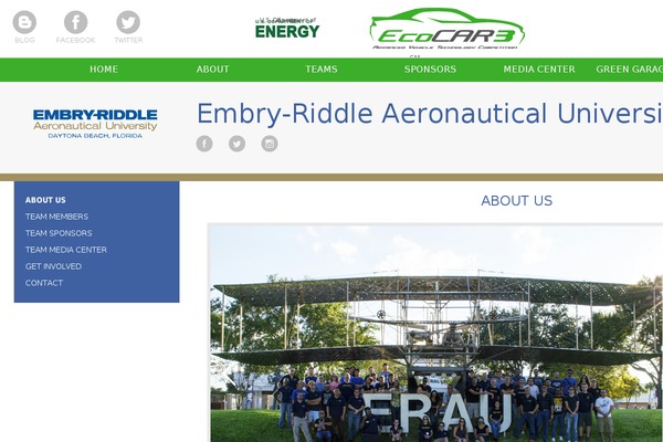 ecoeagles.org site used Ecocar