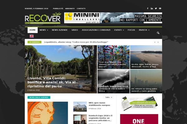 NewsMag theme site design template sample