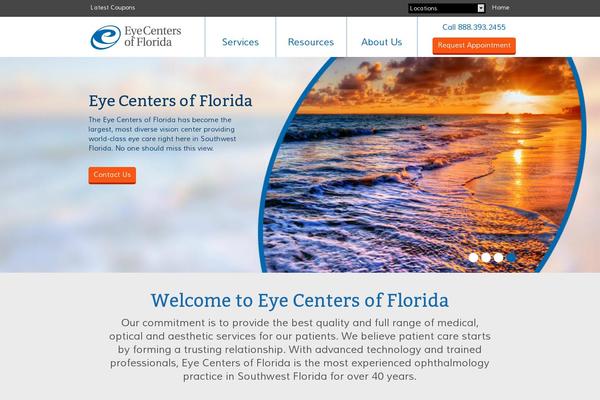 eyecenter theme websites examples