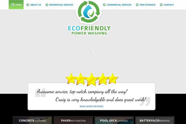 Striking Child theme site design template sample