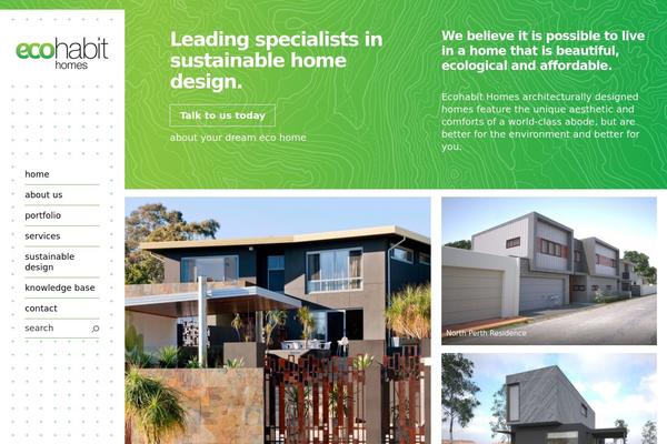 Eco theme site design template sample