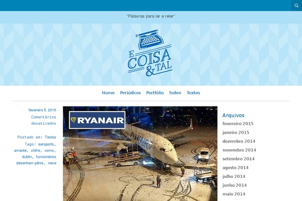 ecoisaetal.com.br site used Literary