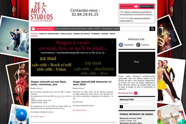 Aurelia theme site design template sample