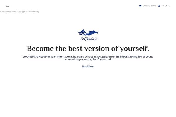 Academist theme site design template sample
