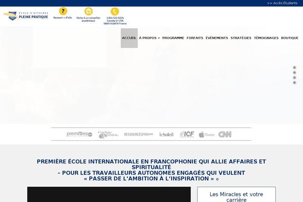 Ecole theme site design template sample