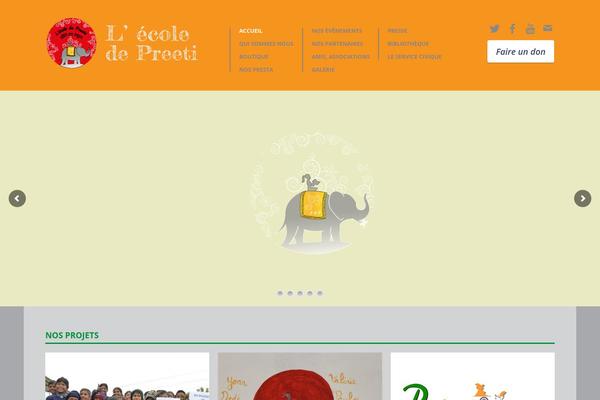 Biosphere theme site design template sample