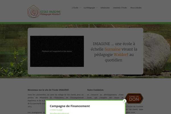 ecoleimagine.org site used Stand