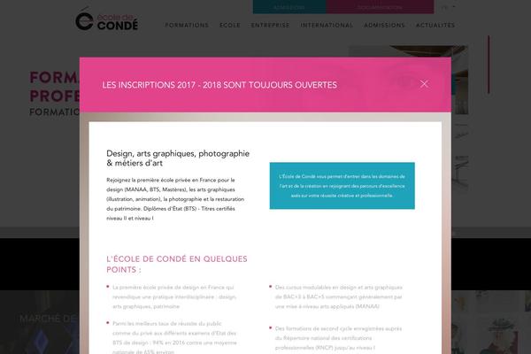 ecoles-conde.com site used Edc