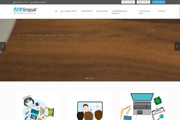 ecolingua.fr site used The Story Child