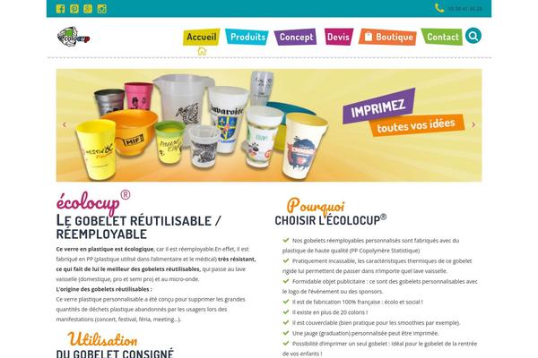 Bridge Child theme site design template sample