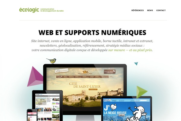 Sparks theme site design template sample