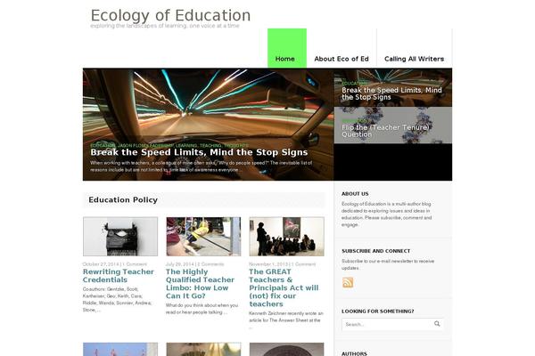 ecologyofeducation.net site used Delicious Magazine