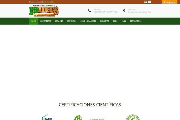 Site using Cmsmasters-mega-menu plugin