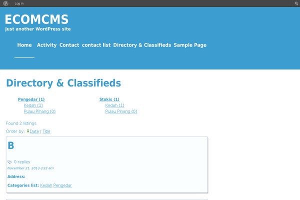 iBuddy theme site design template sample