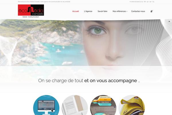 Satellite theme site design template sample