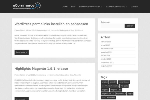 Nova Lite theme site design template sample
