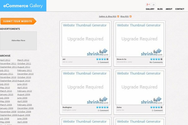 ecommercegallery.com site used Pros