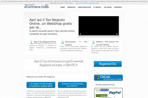 Concept theme site design template sample